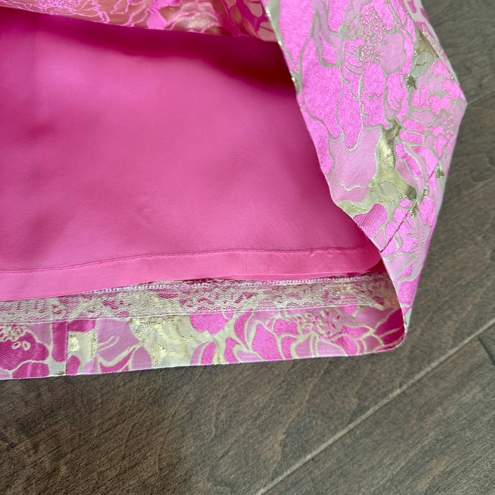 Stunning Lilly Metallic Silk Dress - Picture 7 of 8